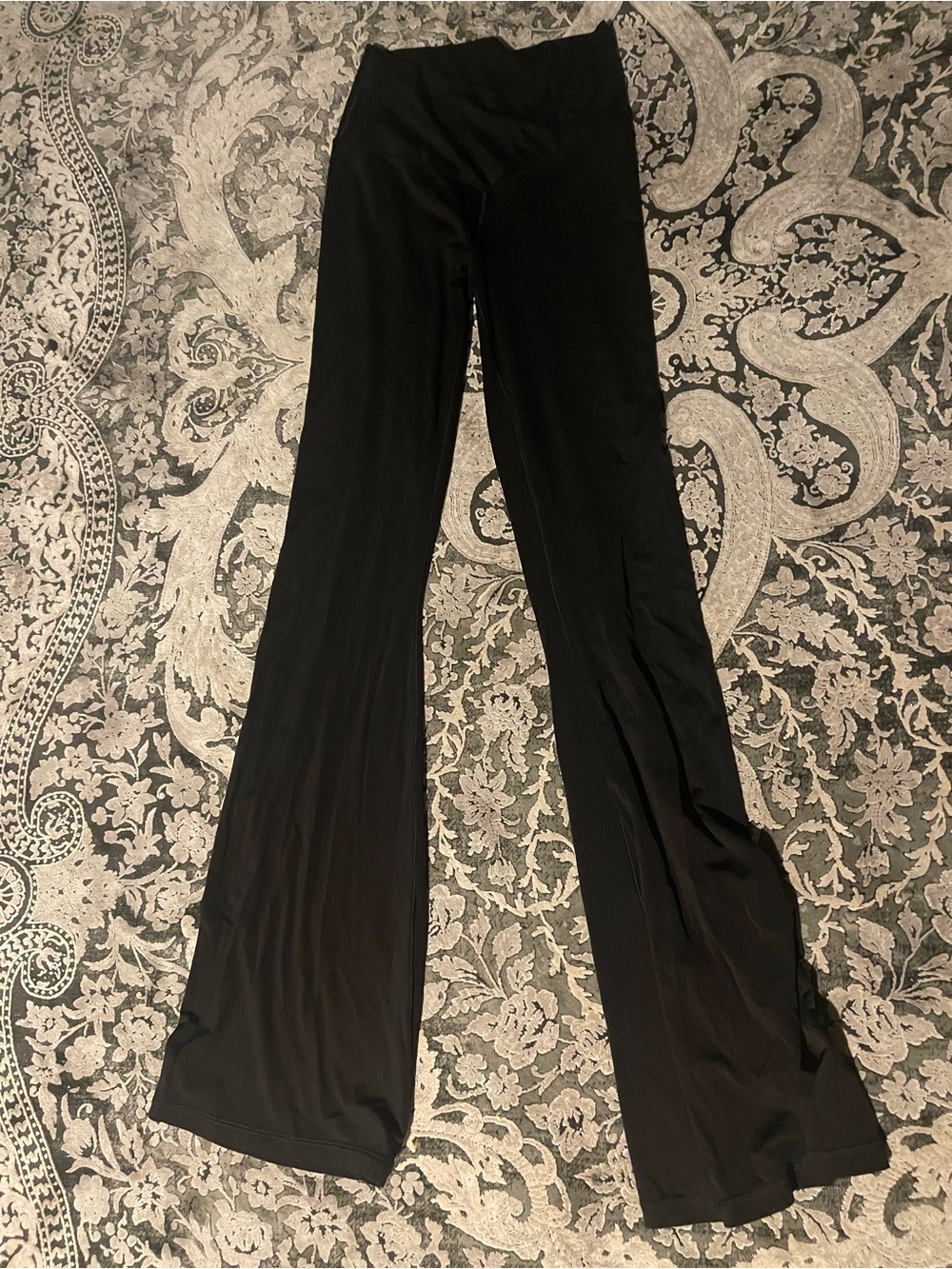 Aerie Black Offline Real Me Flare Hirise Leggings